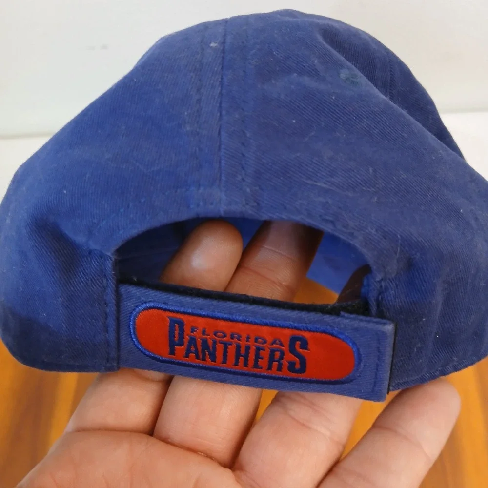 Vintage Florida Panthers Hat‎ Cap Blue Strapback Mens Nike Team Y2K Dad NHL